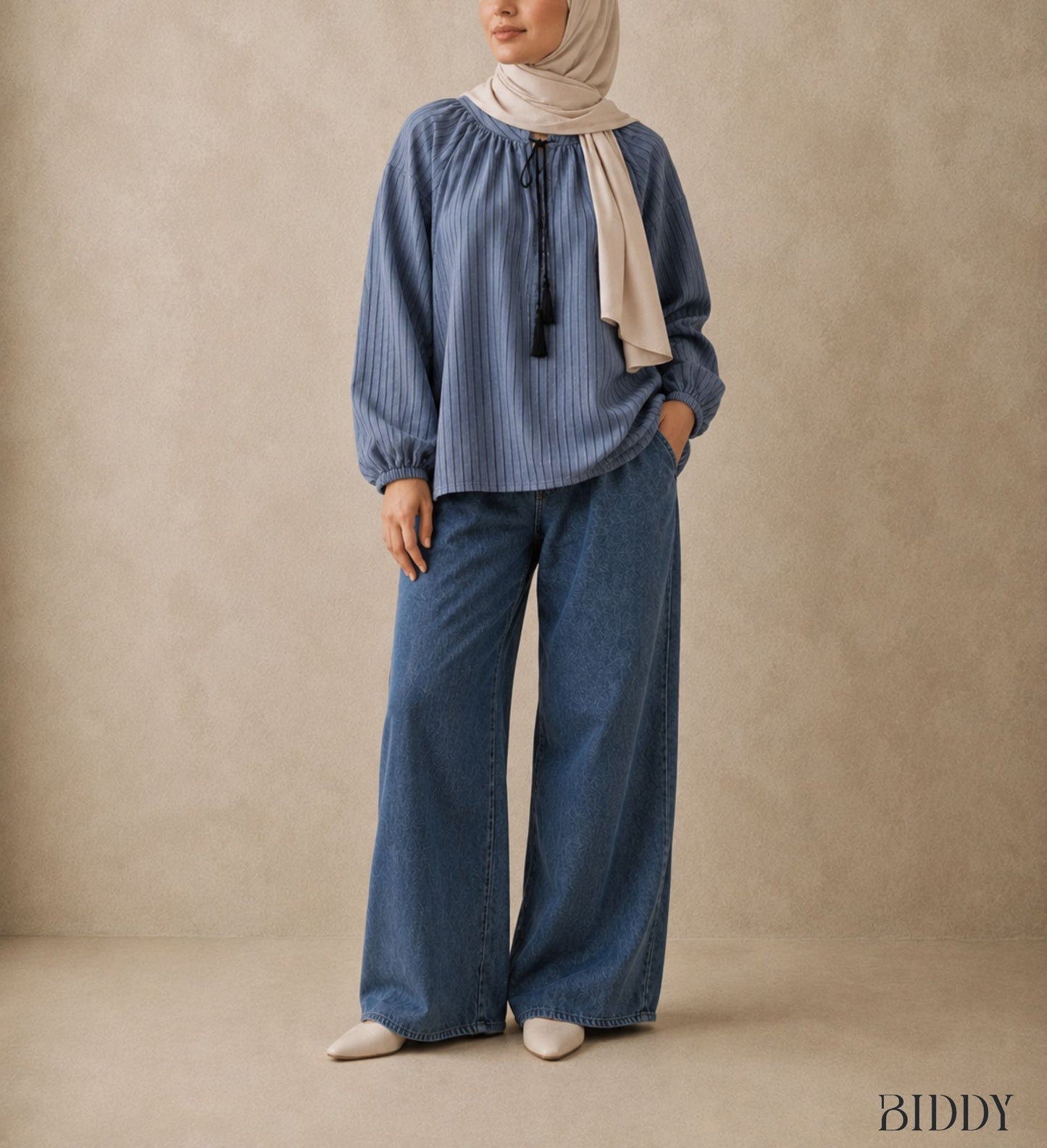 LARA STRIPE BLOUSE