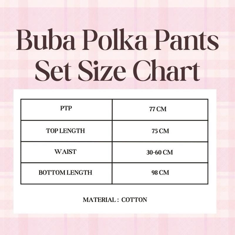 BUBA POLKA PANTS SET