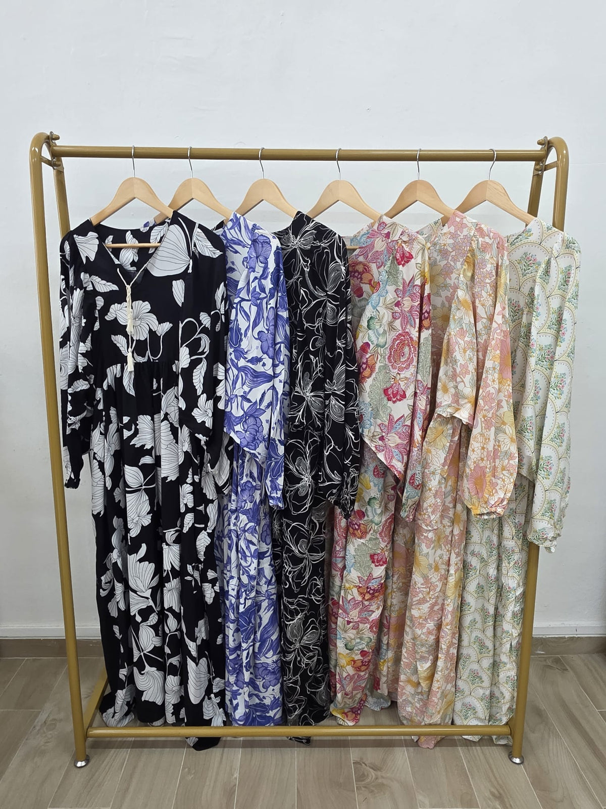NAEMA Floral Printed Batwing dress