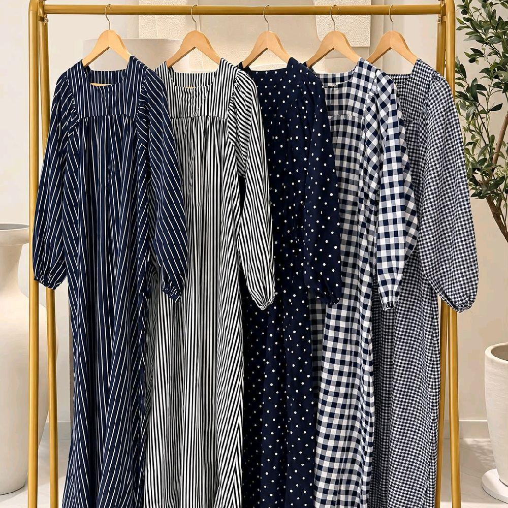 DIAN square neck dress