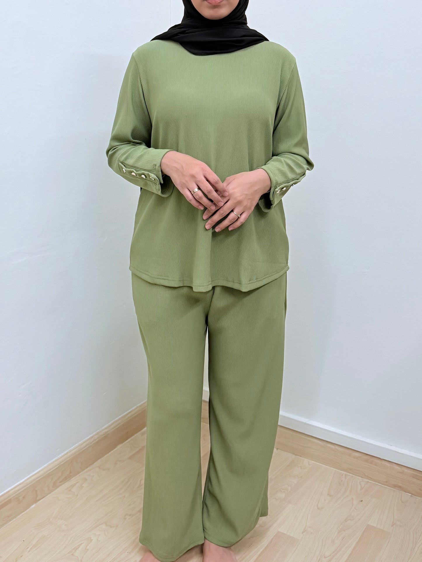 FIJI RIBBED PANTS SET