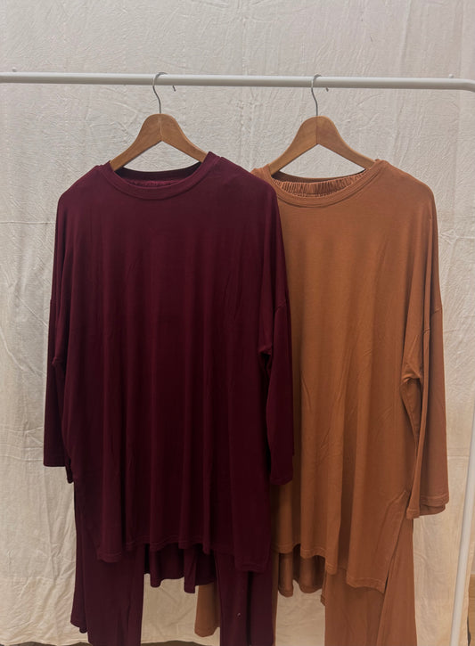 AYU SEDAP PANTS SET - COPPER