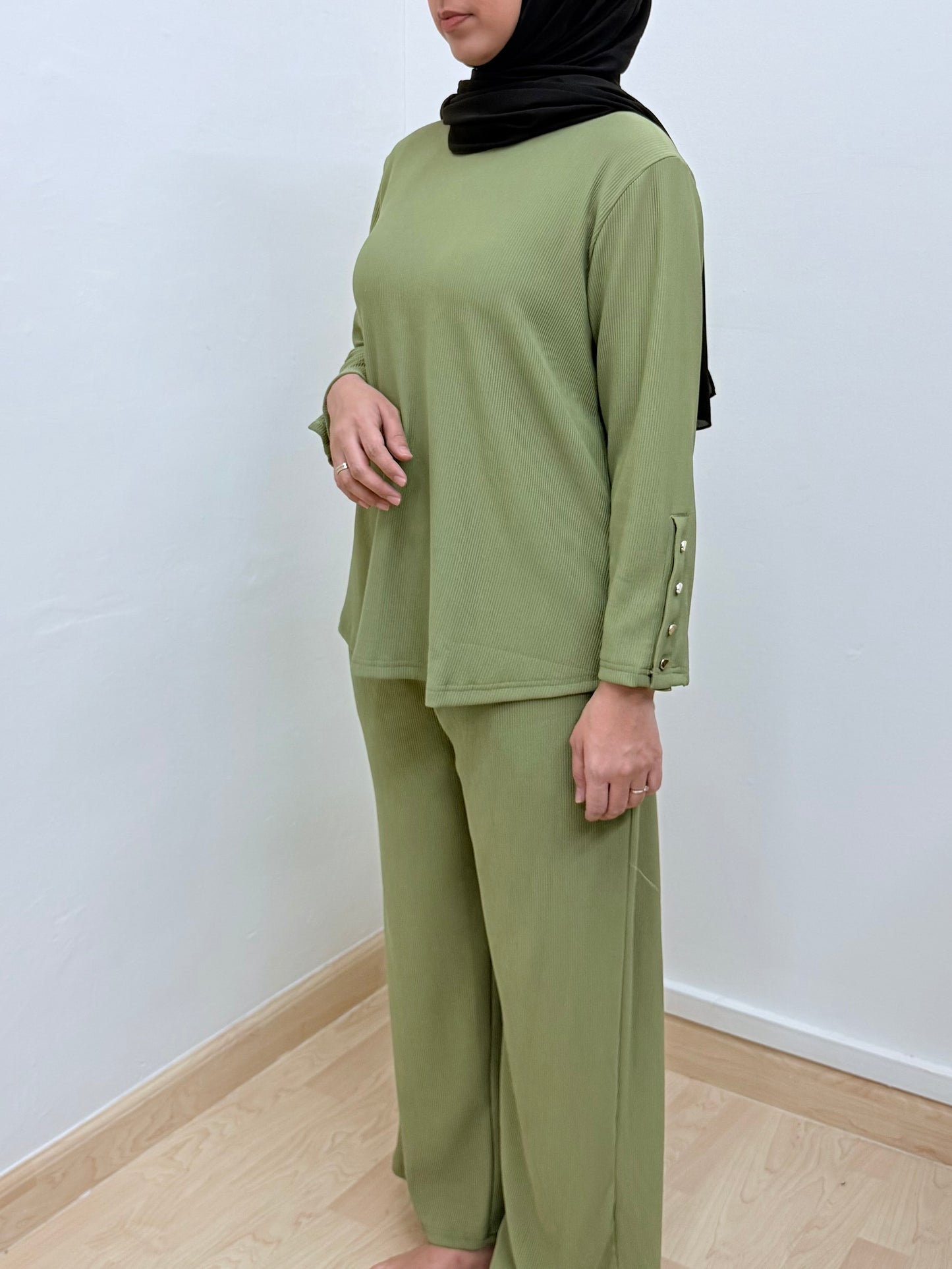 FIJI RIBBED PANTS SET