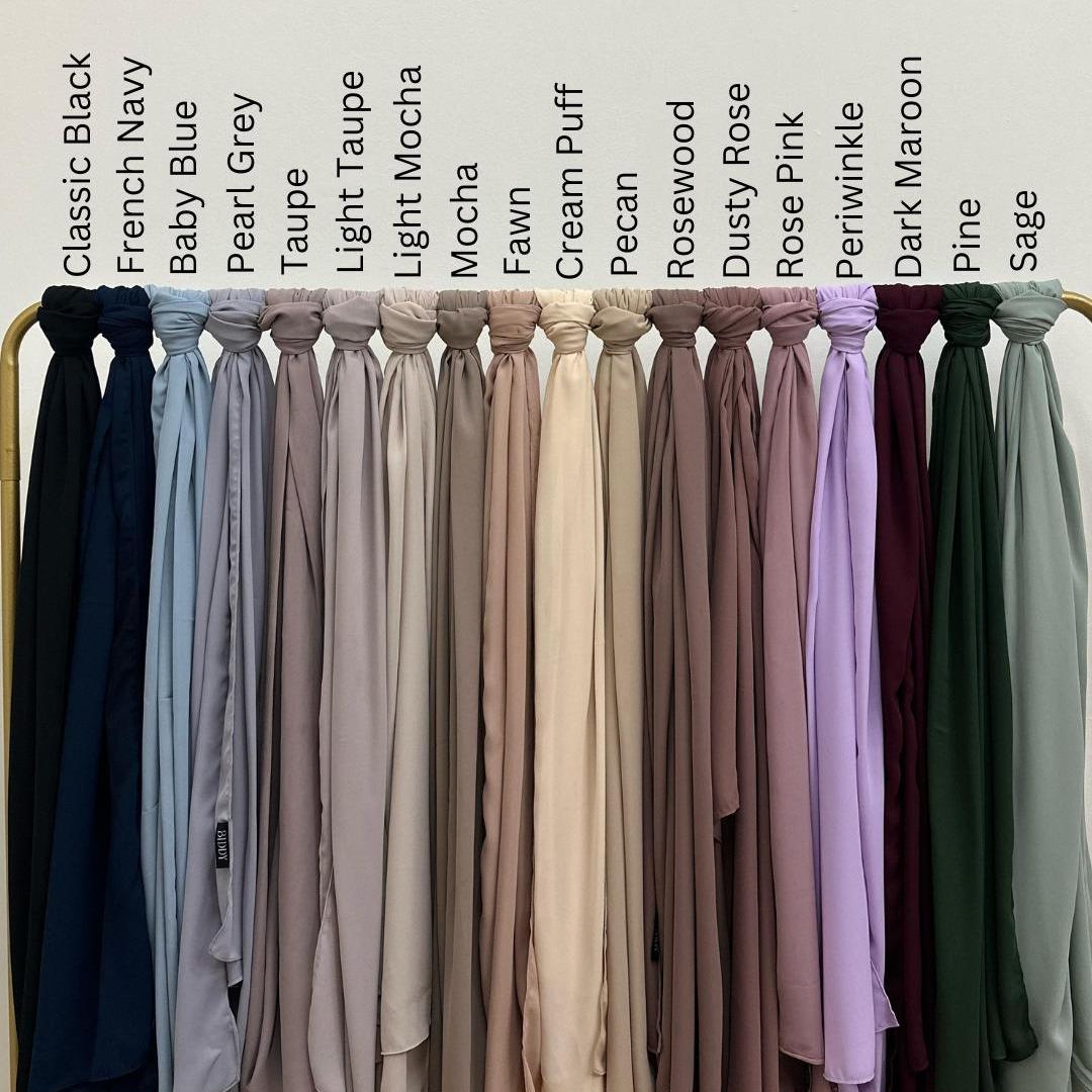 Premium korean chiffon shawl