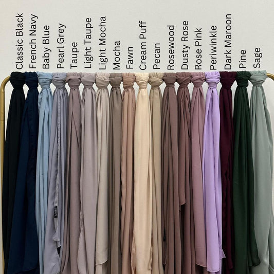 Premium korean chiffon shawl