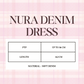 NURA DENIM DRESS