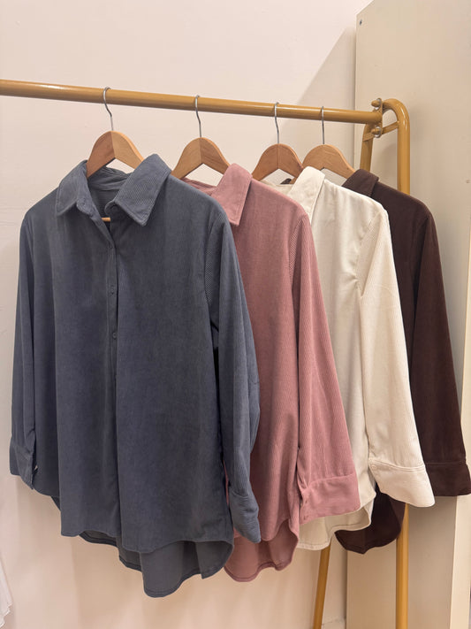 NOLA CORDUROY BLOUSE