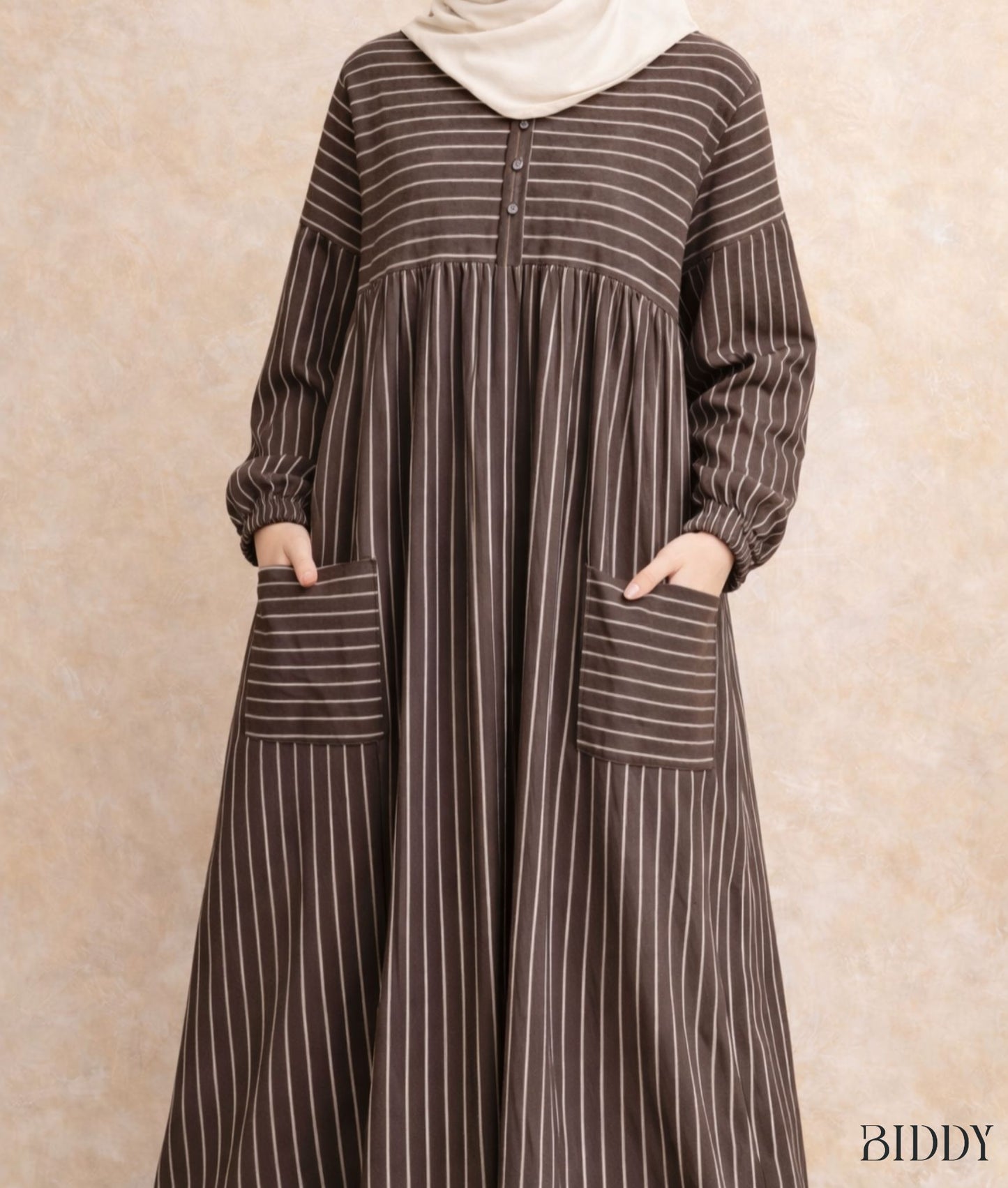 ORA OVERSIZED DENIM DRESS