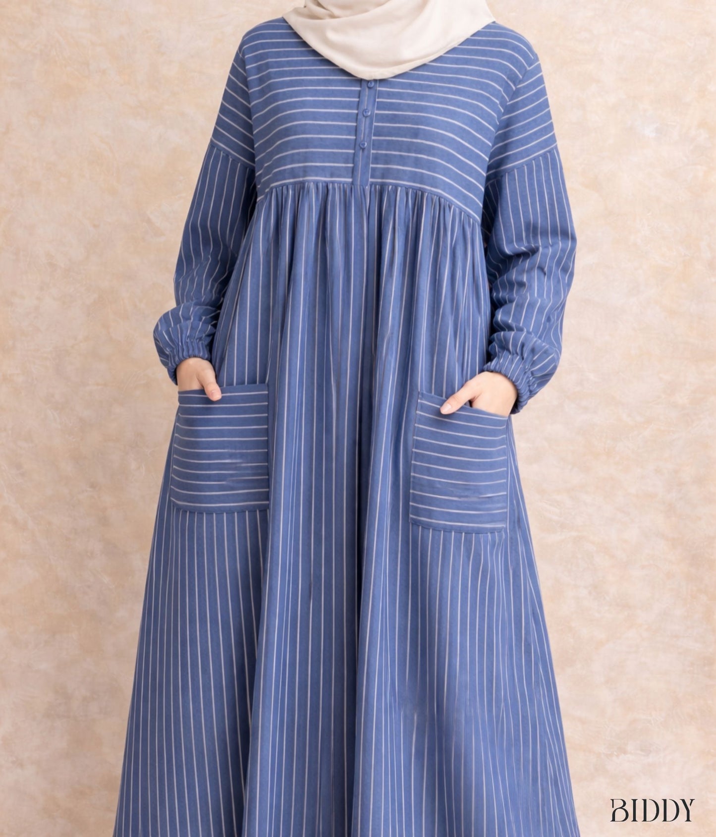 ORA OVERSIZED DENIM DRESS