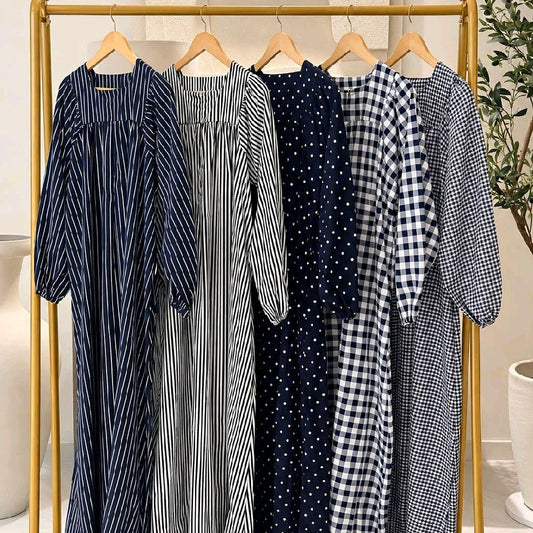 DIAN square neck dress