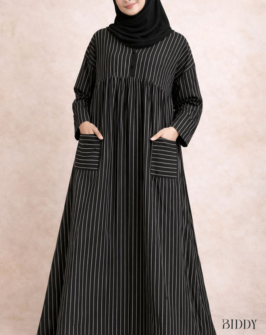 ORA OVERSIZED DENIM DRESS