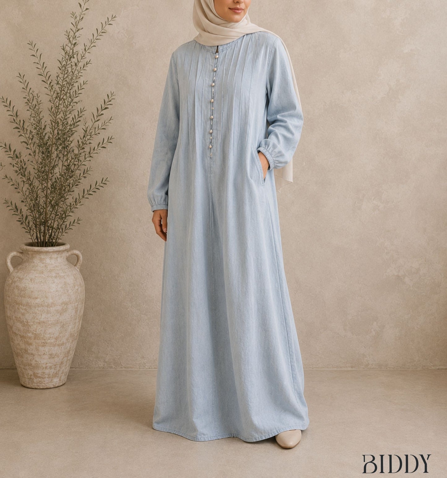 NURA DENIM DRESS