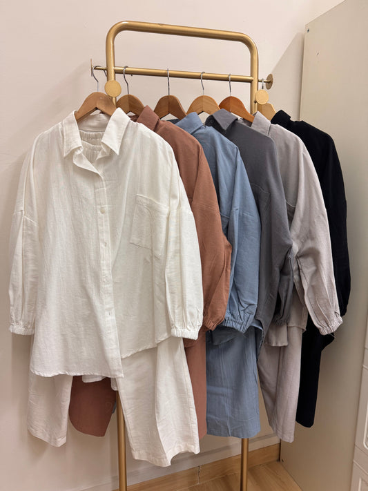 ZOLA LINEN PANTS SET