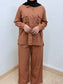 (LAST PC) - PERU KHAKI PANTS SET