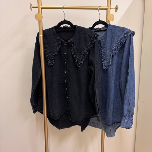BLEE DENIM BLOUSE