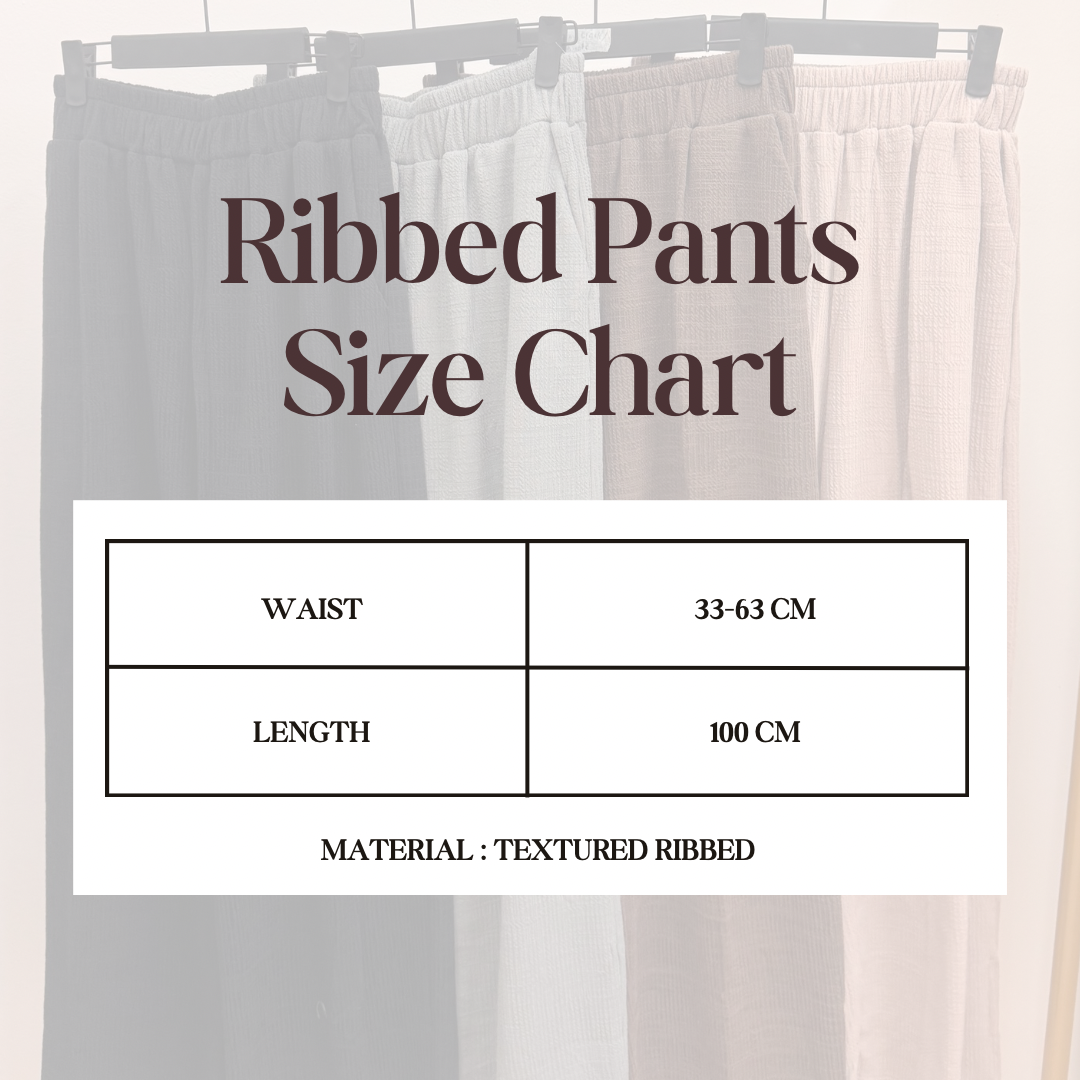 RIO RIBBED PANTS