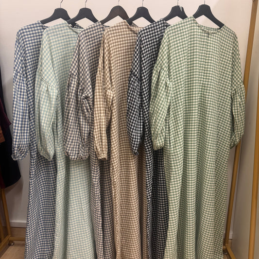 RINA GINGHAM DRESS