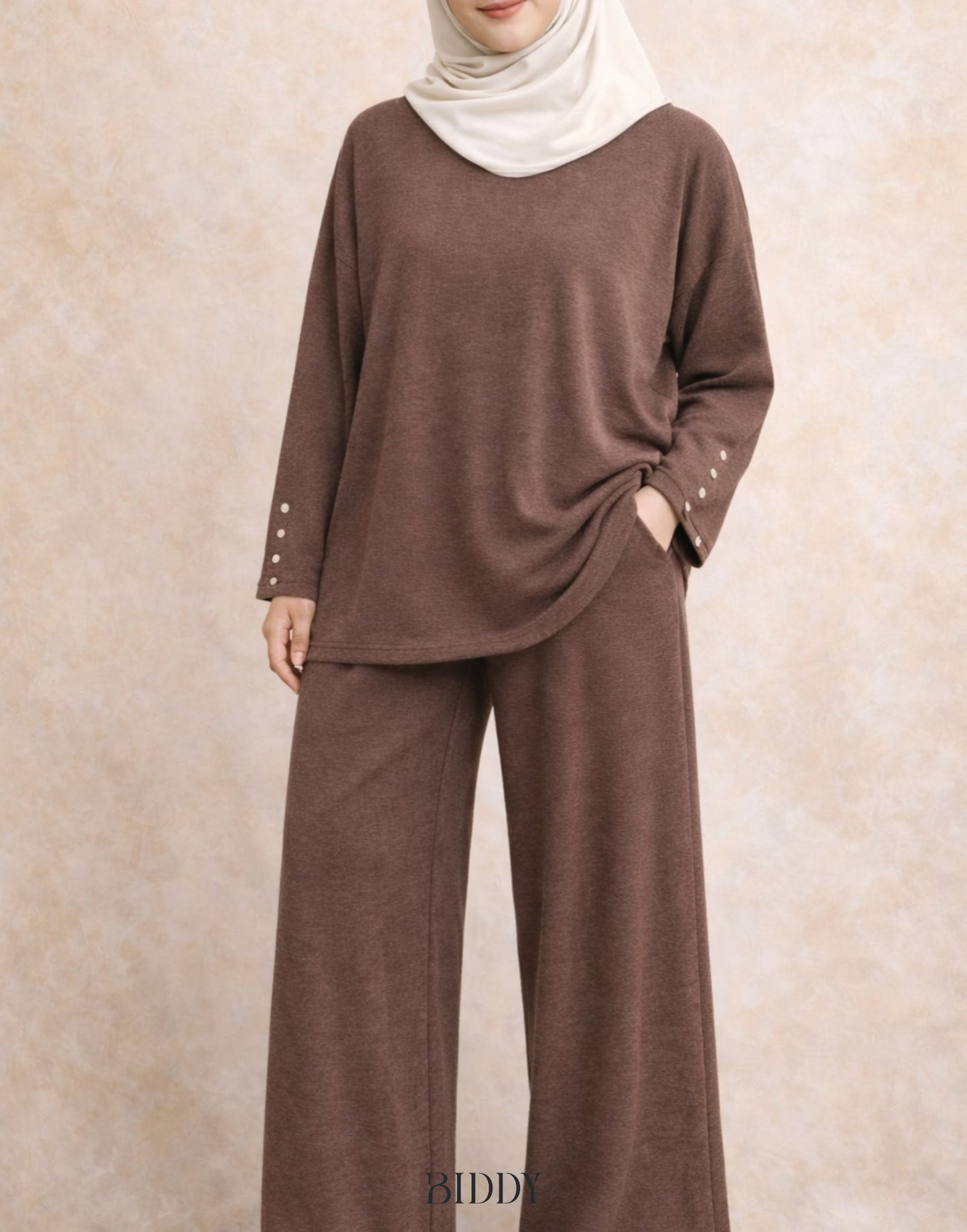 FIQA RIBBED PANTS SET