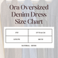 ORA OVERSIZED DENIM DRESS